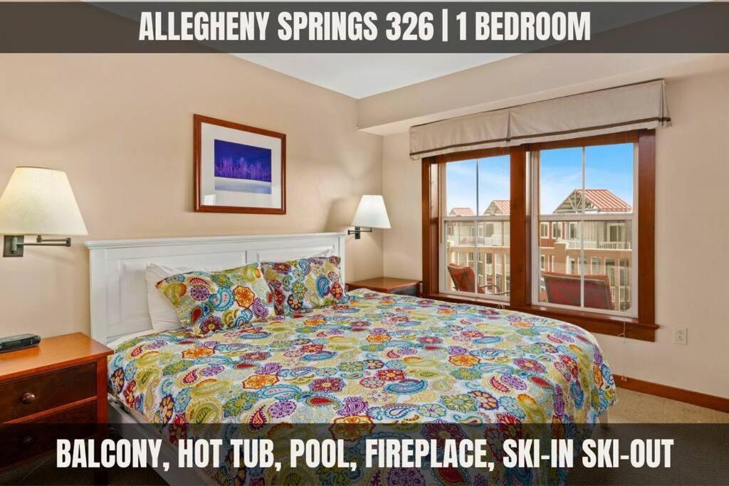 Allegheny Spring 326, Ski In Out, Pool Hottub Snowshoe Eksteriør bilde